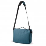 Bolso para portátil con multiples organizadores en el interior 17'' color azul oscuro tercera vista