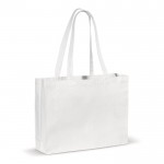 Bolsa de algodón con certificación OEKO-TEX de colores 280 g/m2 color blanco