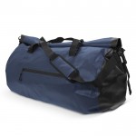 Bolsa de deporte impermeable con doble asa y capacidad de 60L color azul oscuro