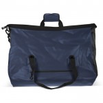 Bolsa de deporte impermeable con doble asa y capacidad de 60L color azul oscuro segunda vista