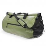 Bolsa de deporte impermeable con doble asa y capacidad de 60L color verde oliva