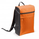 Mochila nevera isotérmica rectangular para hasta 6 latas grandes color naranja