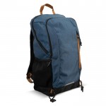 Mochila para portátil de RPET con detalles reflectantes 17'' color azul oscuro