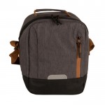 Bolsa nevera con correa ajustable con bolsillo delantero 8L color gris oscuro segunda vista