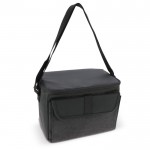 Bolsa nevera negra de RPET con correa para el hombro 8 L color negro