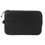 Bolsa nevera negra de RPET con correa para el hombro 8 L color negro cuarta vista