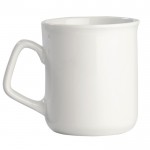 Taza de porcelana blanca con borde redondo y capacidad de 280ml color blanco segunda vista