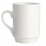 Taza de porcelana blanca apliable con capacidad de 160ml color blanco segunda vista