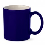 Taza de cerámica en varios colores con capacidad de 300ml color azul oscuro