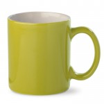 Taza de cerámica en varios colores con capacidad de 300ml color verde lima