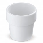 Vasos para café apliable hechos de caña de azúcar en EU 240ml color blanco