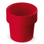 Vasos para café apliable hechos de caña de azúcar en EU 240ml color rojo