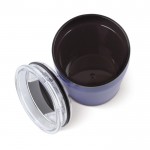 Vaso de acero inoxidable de doble pared apto para cafeteras 180ml color azul oscuro tercera vista