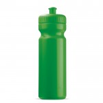 Bidón deportivo de plástico libre de BPA y 100% antigoteo 750ml color verde