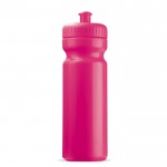 Bidón deportivo de plástico libre de BPA y 100% antigoteo 750ml color rosa