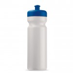 Bidón deportivo de plástico libre de BPA y 100% antigoteo 750ml color azul oscuro