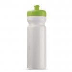 Bidón deportivo de plástico libre de BPA y 100% antigoteo 750ml color verde claro