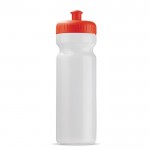 Bidón deportivo de plástico orgánico y hecho en EU 750ml color rojo transparente