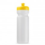 Bidón deportivo de plástico orgánico y hecho en EU 750ml color amarillo transparente