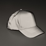 Gorra de béisbol de poliéster 190T reflectante talla 7 1/4 color plateado mate vista fotografía segunda vista