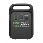 Central eléctrica portátil de carga para dispositivos 21.000 mAh color negro tercera vista