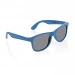 Gafas de sol de plástico PP reciclado color azul