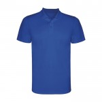 Polo técnico de poliéster en punto piqué para hombre 150 g/m2 Roly color azul real