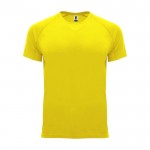 Camiseta técnica de poliéster 100% para hombre 135 g/m2 Roly color amarillo