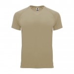 Camiseta técnica de poliéster 100% para hombre 135 g/m2 Roly color marrón grisáceo