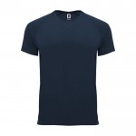 Camiseta técnica de poliéster 100% para hombre 135 g/m2 Roly color azul marino