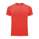 Camiseta técnica de poliéster 100% para hombre 135 g/m2 Roly color coral