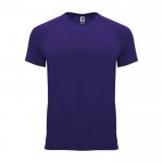 Camiseta técnica de poliéster 100% para hombre 135 g/m2 Roly color violeta