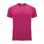 Camiseta técnica de poliéster 100% para hombre 135 g/m2 Roly color fucsia