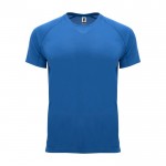 Camiseta técnica de poliéster 100% para hombre 135 g/m2 Roly color azul real