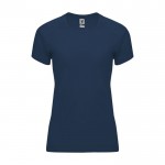 Camiseta técnica de poliéster 100% para mujer 135 g/m2 Roly color azul marino