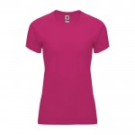 Camiseta técnica de poliéster 100% para mujer 135 g/m2 Roly color fucsia