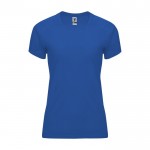 Camiseta técnica de poliéster 100% para mujer 135 g/m2 Roly color azul real