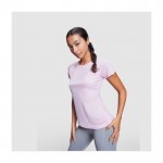 Camiseta técnica de punto piqué para mujer 150 g/m2 Roly color amarillo imagen de estilo de vida