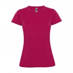 Camiseta técnica de punto piqué para mujer 150 g/m2 Roly color fucsia