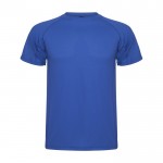 Camiseta técnica de punto piqué en poliéster para hombre 150 g/m2 Roly color azul real