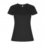 Camiseta técnica de 50% poliéster reciclado para mujer 135 g/m2 Roly color grafito