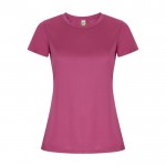 Camiseta técnica de 50% poliéster reciclado para mujer 135 g/m2 Roly color fucsia