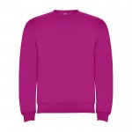 Jersey unisex de algodón y poliéster en punto 280 g/m2 Roly color fucsia