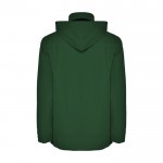 Chaqueta impermeable unisex de 100% poliéster 400 g/m2 Roly color verde botella segunda vista trasera