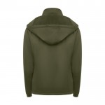 Chaqueta impermeable ligera unisex de poliéster 85 g/m2 Roly color verde militar segunda vista trasera