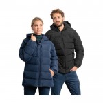 Parka deportiva acolchada de poliéster 110 g/m2 unisex Roly color azul marino imagen de estilo de vida 2