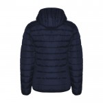 Chaqueta acolchada de poliéster con capucha para mujer 290 g/m2 Roly color azul marino segunda vista trasera