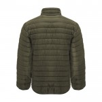 Chaqueta acolchada de 100% poliéster para hombre 290 g/m2 Roly color verde militar segunda vista trasera