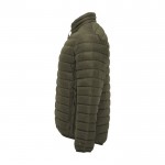 Chaqueta acolchada de 100% poliéster para hombre 290 g/m2 Roly color verde militar vista lateral