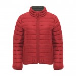 Chaqueta acolchada para mujer de 100% poliéster 290 g/m2 Roly color rojo